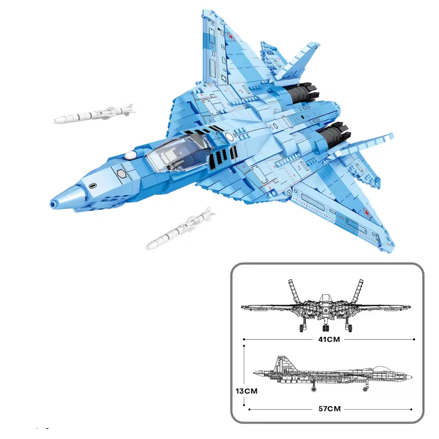 SU-57 Fighter | 1456 PCS